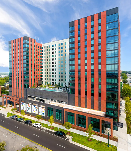 The Standard Columbia building exterior